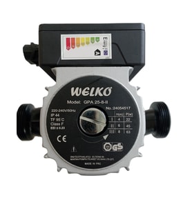 Welko Sirkülasyon Pompası 30-45.000 Kazan için Gpa 25-8-II frekans Konvertörlü 8 mss 4,9 m3/h