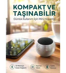 Hoparlör Şarjlı Tws Destekli Kompakt Ses Sistemi Yeni Nesil