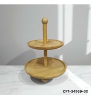 BAMBU KATLI SUNUMLUK YUVARLAK