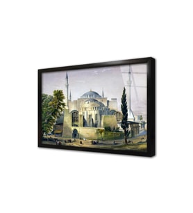 İstanbul Camii Çerçeveli Cam Tablo