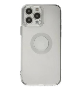 iPhone 14 Pro Max Kılıf Santa Lens Silikon - Şeffaf