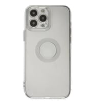 iPhone 14 Pro Max Kılıf Santa Lens Silikon - Şeffaf