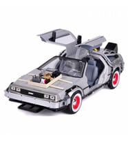 Welly Geleceğe Dönüş Arabası Seri 3 Metal Model Araba Back To The Future Delorean 1/24 Ölçek