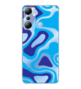 PrintiFy İnfinix Hot 20i Uyumlu Kamera Korumalı Renkli Desen Tasarımlı Şeffaf Silikon Kılıf