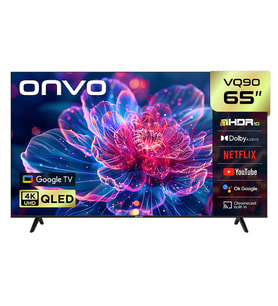 Onvo 65VQ90F3UA 4K Ultra HD 65" 165 Ekran Uydu Alıclı Google Smart QLED TV