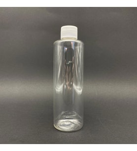 250 cc Pet Şişe - Beyaz Kapaklı - 250 ml Kapaklı Plastik Şişe  x 6 Adet (Boş)