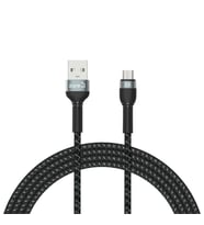 Telefon ve Tabletler Uyumlu, Uzun 2 Metre Micro USB Kablo 2A Hızlı Şarj, 480Mbps Data Veri Aktarımı (Siyah)