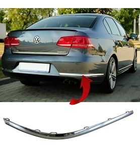 Vw Passat 2011-2015 Tampon Nikelajı Arka Sağ 3AE807460