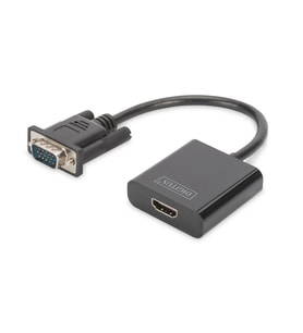 Digitus VGA Erkek to HDMI Dişi Çevirici