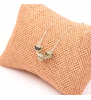Prehnite Taşı Gümüş Kolye