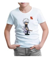 Gintama Gintoki  Beyaz Çocuk Tshirt