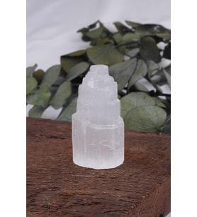 Selenit Taşı Doğal Taş Kule ( 6 CM ) - KT0438