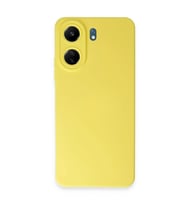 Xiaomi Redmi 13c Kılıf Nano İçi Kadife Silikon - Sarı