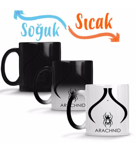 Arachnid Sihirli Kupa Bardak Porselen