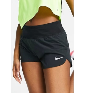 Nike Eclipse Womens Running 3 inç Short Black Kadın Koşu Şortu Siyah