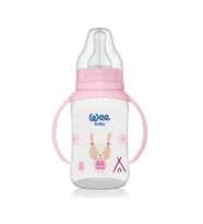 Wee Baby Klasik Kulplu PP Biberon 150 ml 6-18 ay Pembe