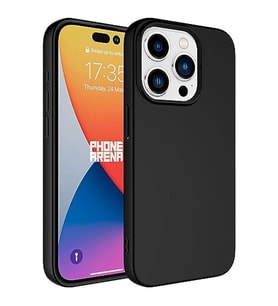 Coverzone Apple iPhone 15 Pro ?le Uyumlu K?l?f Z-Mara Lansman Vieri Tam Koruma Arka Kapak Kamera Koruma �?k?nt?l? P�r�zs�z Y�zey Siyah