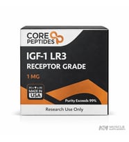 Core Peptides IGF-1 LR3 Receptor Grade 1 mg  %99 Saflık  Research Peptide  Laboratory Grade  Research Use Only