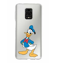 Xiaomi Redmi Note 9 Pro Uyumlu Kapak Donald Duck Tasarımlı Şeffaf Silikon Kılıf