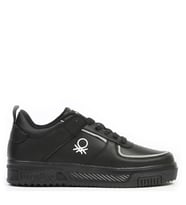Benetton 31086 Kadın Günlük Sneaker Ayakkabı (Siyah-Siyah)