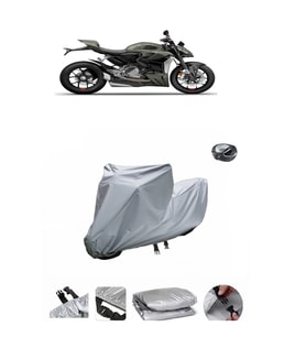 Ducati Streetfighter V2  Su Geçirmez Motosiklet Brandası ARKA ÇANTA UYUMLU