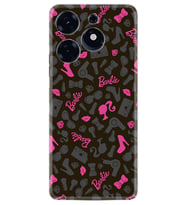 Tecno Spark 10 Pro Kılıf Resimli Desenli Baskılı Silikon Barbie and Shoes 1413