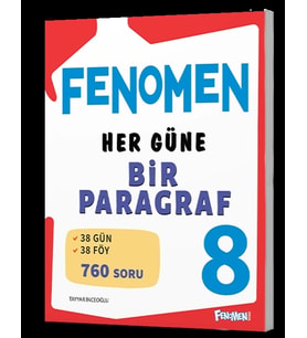 Fenomen Yayıncılık LGS 8. Sınıf Her Güne Bir Paragraf Soru Bankası