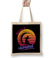 Welcome To California Surfer Bez Çanta Uzun Saplı
