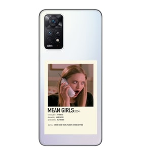 Redmi Note 12 Pro 4G Uyumlu Mean Girls Tasarımlı Şeffaf Telefon Kılıfı