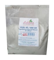 Yeşil Kil Öğütülmüş Doğal Saf Naturel 1000 Gr Paket