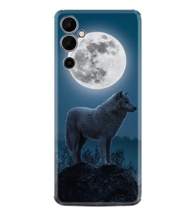 Tecno Pova Neo 2 Kılıf Resimli Desenli Silikon Platinium Series Moon Wolf 1820