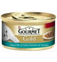 Gourmet Gold Somonlu Tavuklu Kedi Konservesi 85 Gr.
