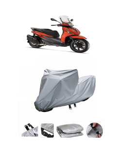 Piaggio Beverly 400  Gri Motosiklet Brandası ARKA ÇANTA UYUMLU DEĞİLDİR