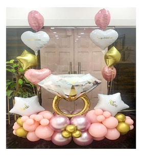 Bekarlığa Veda Partisi Fotoğraflık Balon Aranjmanı