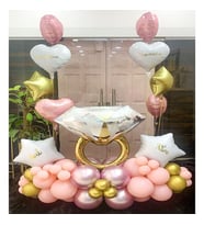 Bekarlığa Veda Partisi Fotoğraflık Balon Aranjmanı