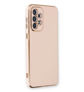 Newface Samsung Galaxy A53 5G Kılıf Volet Silikon - Pembe