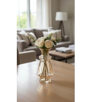 Emsan Rüya Vazo Bal 38 cm - Modern Dekoratif Cam Vazo