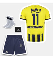 Greenwood-11 Fênerbahçe 26-27 Yeni Sezon Çocuk Futbol Forması - 4'lü Set