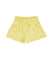 Civil Girls Limon Desenli 2-5 Yaş Şort - Sarı