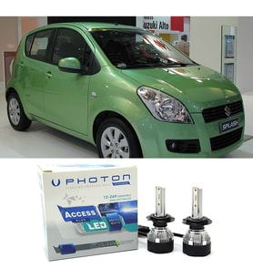 Suzuki Splash Uzun+Kısa Far Ampulü H4 Access Yeni Seri Beyaz 2008-2015