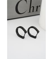 Kadın 316 L Paslanmaz Çelik 1.8 cm Oval Model Küpe