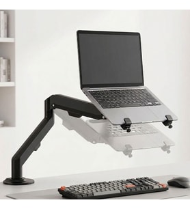 Powermaster PM-27096 Profesyonel Amortisörlü 2'Si 1 Arada Laptop Ve Monitör Standı