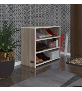 Kenzlife ayakkabılık goya crd 060*70*30 arkalıksız ayakkabı ofis dolabı