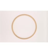 Nurge Ahşap Düz Nakış Kasnak No:6 - 8 mm Açık Kahverengi