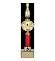 ODAK KUPA - Figürlü Kupalar - Bowling / Pin Figürlü Kupalar FG-053 B - 43 cm