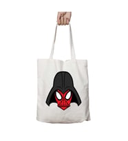 Vader Man Spiderman Homecoming Star Wars iki Tarafı Kalıcı Baskılı Yıkanabilir Çanta