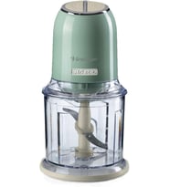 Ariete Vintage Doğrayıcı Yeşil 0438/04-2 Hız Kademeli, 2 Buton Ve 4 Paslanmaz Çelik Bıçak, Sebze Doğ