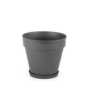Omnipazar SO-YS06 Yalı Saksı Tabaklı 23 lt No 6 Antrasit (15002)