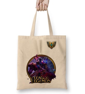 Jhin LoL League Of Legends Bez Çanta Uzun Saplı