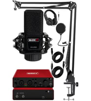 Midex Superior Pack-1 Stüdyo Kayıt Ekipmanları GLX-800 Ses Kartı MX-2020 Stüdyo Mikrofon